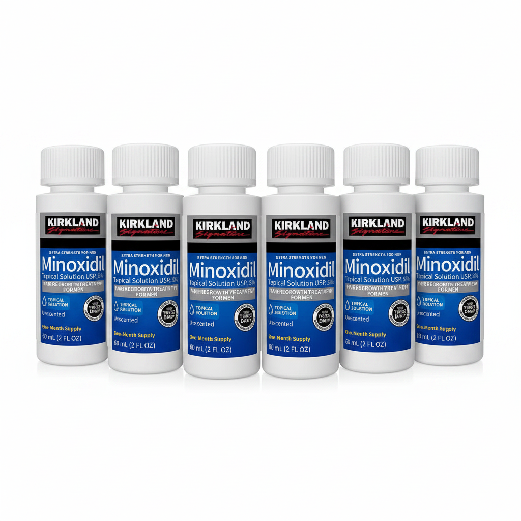 6 Flacons Fond Blanc