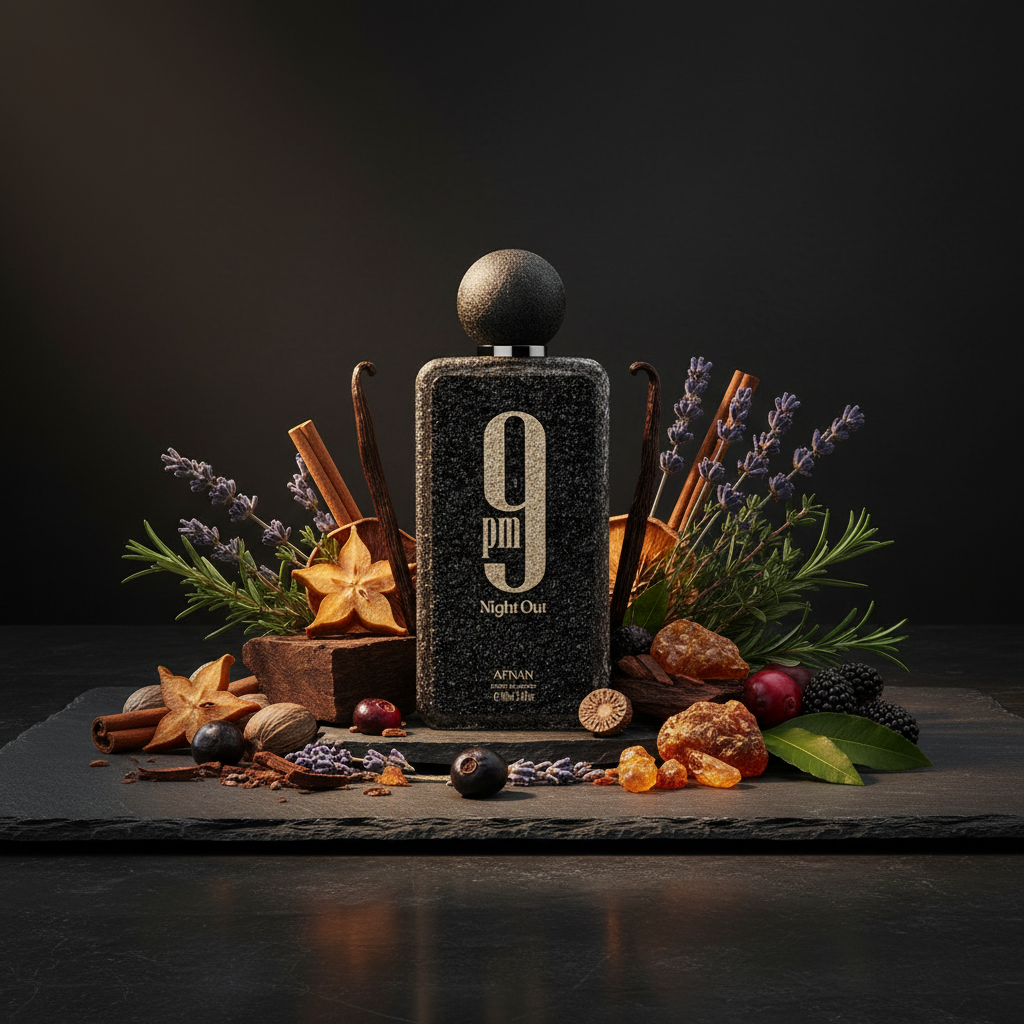 Afnan 9PM Night Out Eau de Parfum Homme – Parfum Oriental Sucré & Boisé Longue Tenue | Prix Maroc