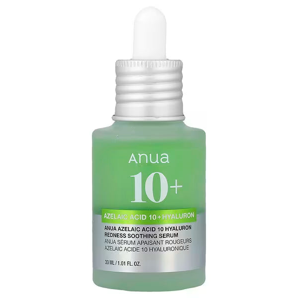 Anua - Azelaic Acid 10 Hyaluron Redness Soothing Serum - Sérum apaisant anti-rougeurs