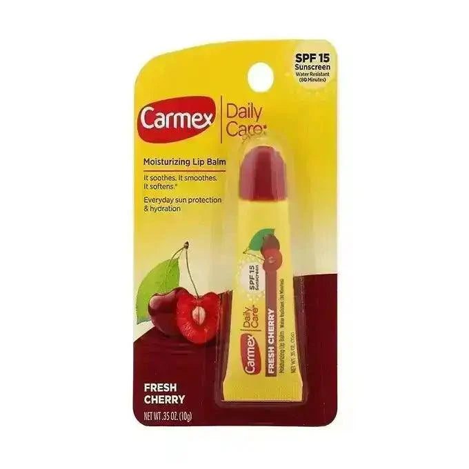 Carmex Baume à Lèvres Hydratant Cerise Fraîche – Soin Réparateur & Hydratant Intense | Protection Lèvres Sèches & Gércées au Maroc
