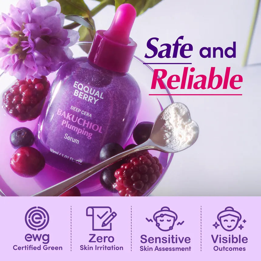 EQQUALBERRY - Bakuchiol Plumping Serum - Sérum repulpant