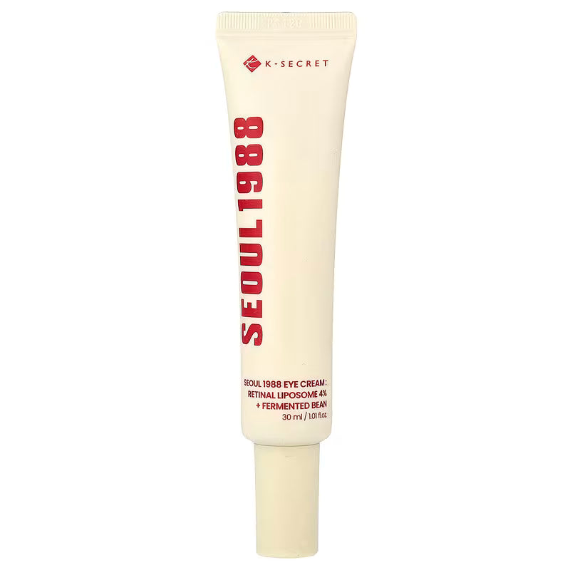 KSECRET Seoul 1988 Eye Cream – Crème Contour des Yeux au Rétinal Liposome 4% & Haricot Fermenté | Anti-Rides & Anti-Cernes | K-Beauty Maroc