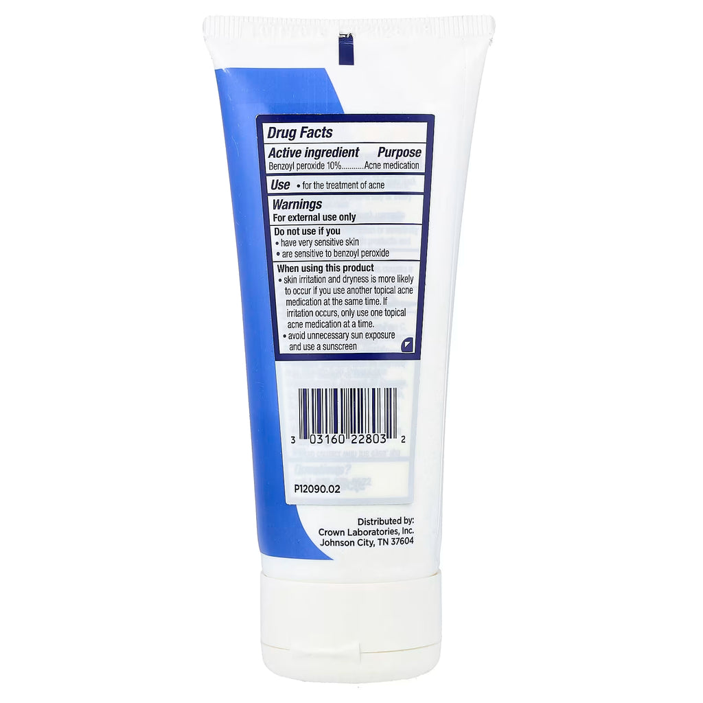 PanOxyl 10%, Nettoyant moussant contre l'acné pour le visage et le corps, Efficacité maximale, 85 g