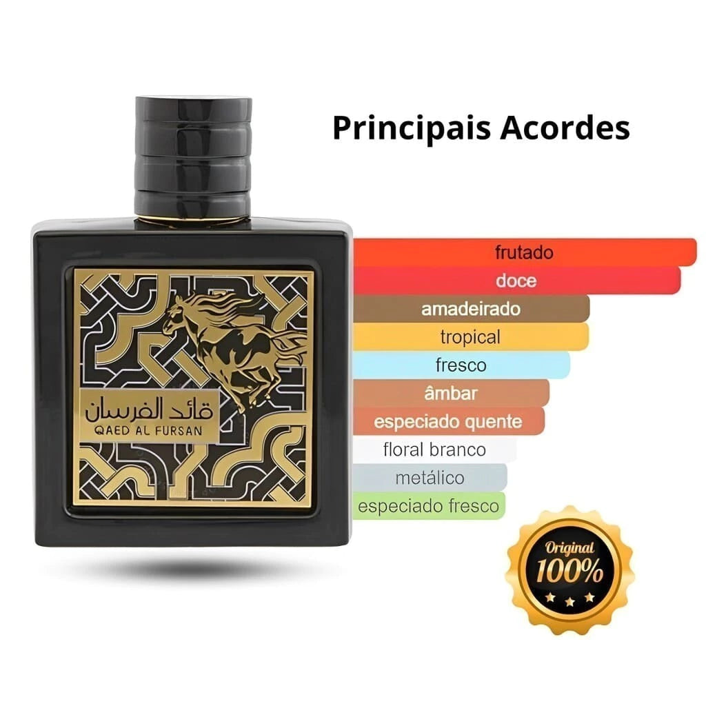 Qaed Al Fursan Lattafa Eau de Parfum Unisexe 100ml