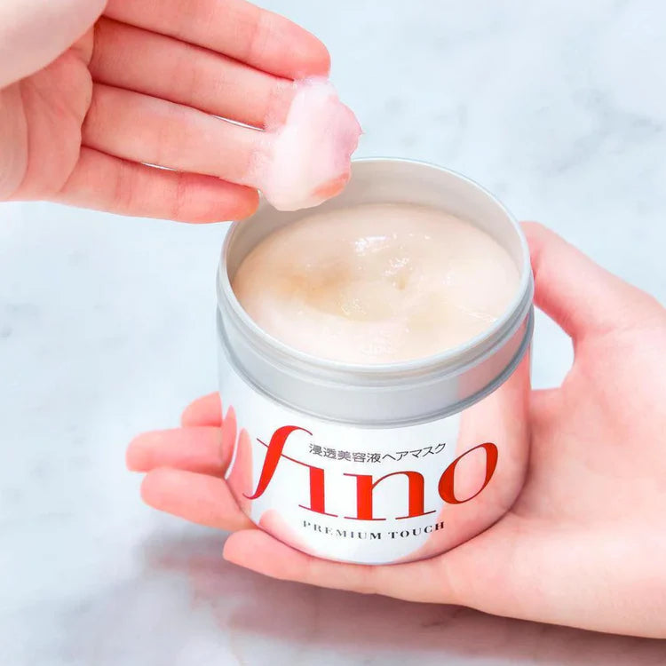 Shiseido Fino Premium Touch Hair Mask – Masque Capillaire Réparateur Intensif | Cheveux Secs & Abîmés | Soin Japonais Original au Maroc