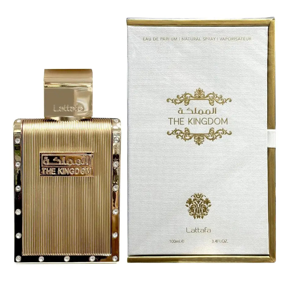 The Kingdom Lattafa Parfum Homme 100ml – Eau de Parfum Homme Élégante & Longue Tenue | Parfum Oriental Luxe au Maroc