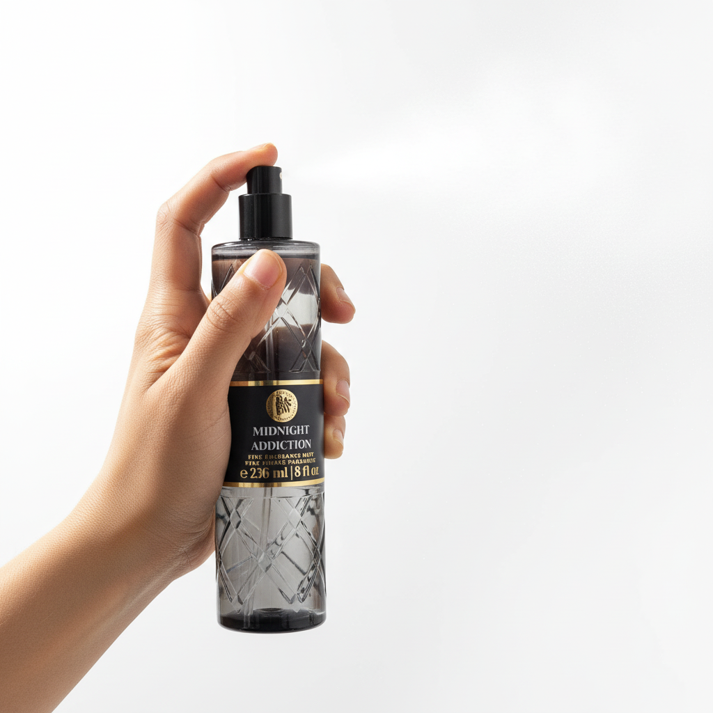 Application du parfum