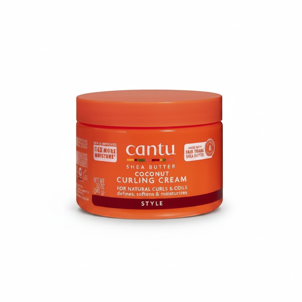 Cantu Coconut Curling Cream – Fond blanc