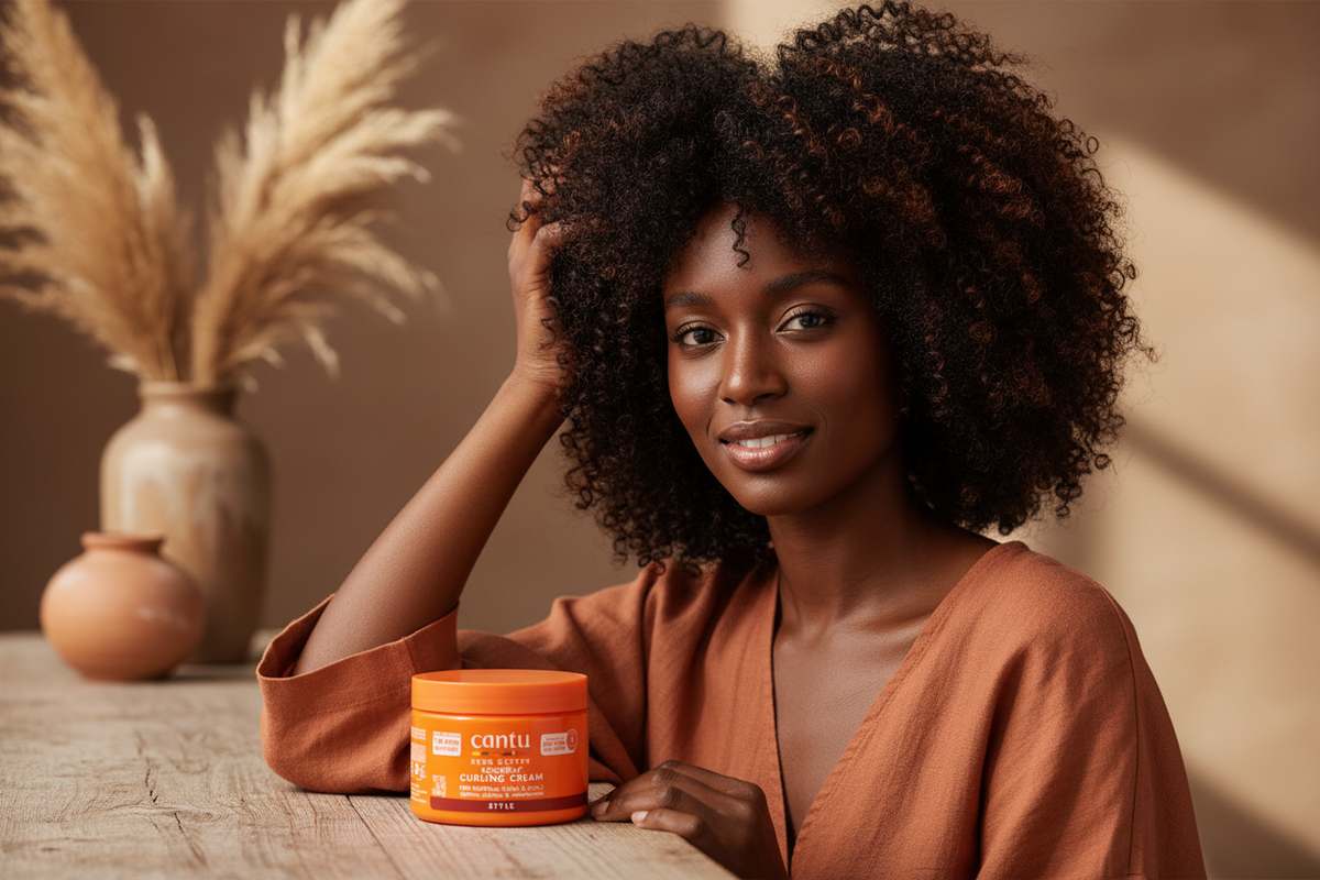 Cantu Coconut Curling Cream – Lifestyle