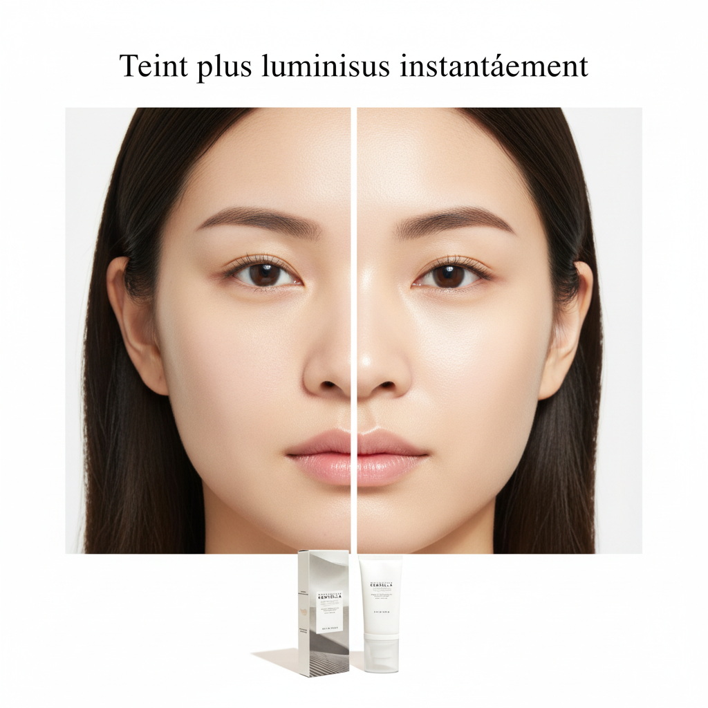 Effet Tone-Up Avant Après