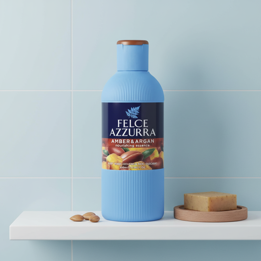 Felce Azzurra Amber Argan – Fond Blanc