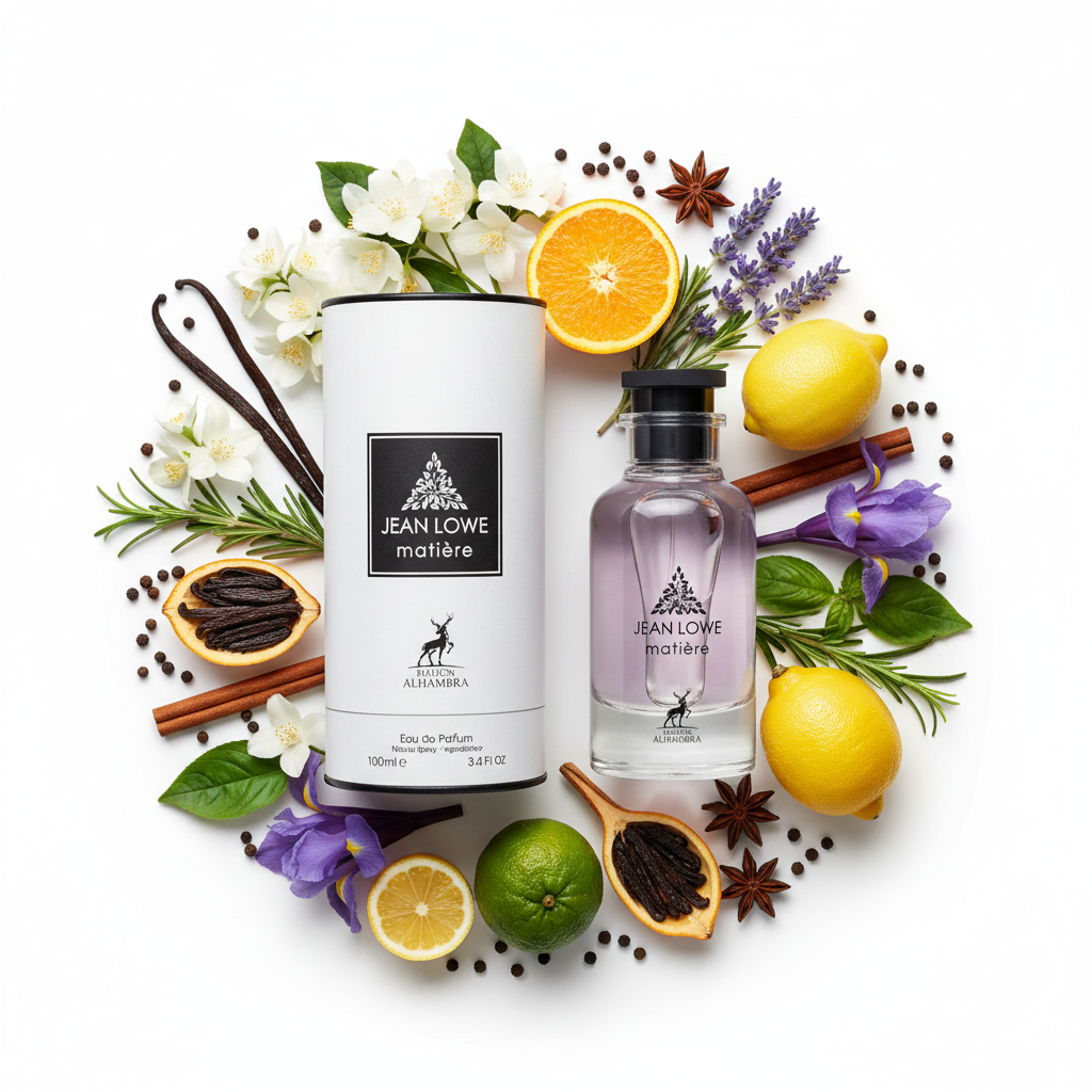 Jean Lowe Matière Maison Alhambra Parfum Femme 100ml – Eau de Parfum Élégante & Longue Tenue | Parfum Femme Pas Cher Maroc