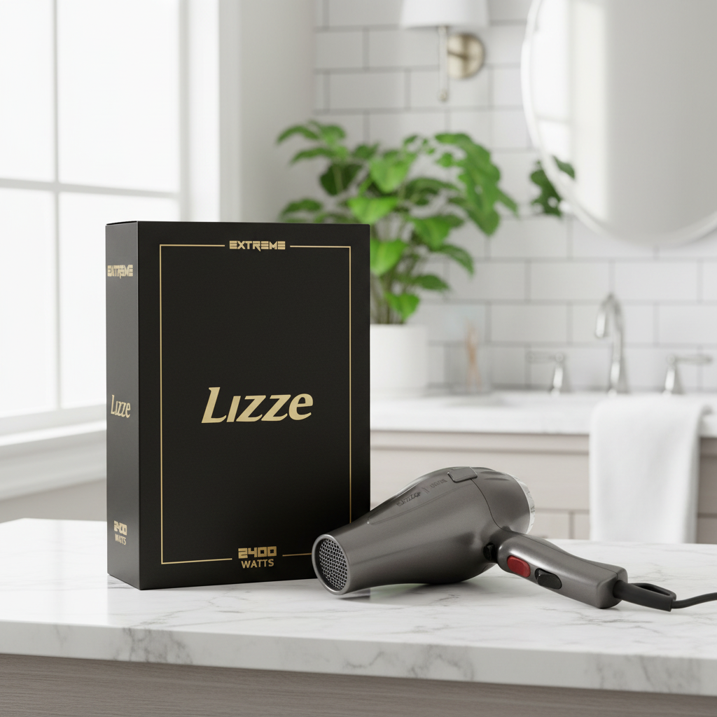 Sèche-Cheveux LIZZE Extreme 2400W – Kstyle Professionnel Haute Puissance | Brushing Rapide & Anti-Frisottis – Maroc