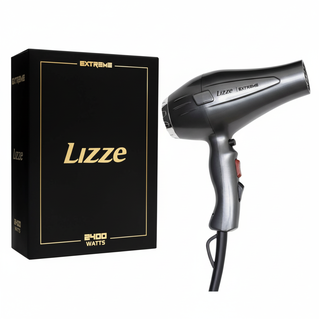 Sèche-Cheveux LIZZE Extreme 2400W – Kstyle Professionnel Haute Puissance | Brushing Rapide & Anti-Frisottis – Maroc
