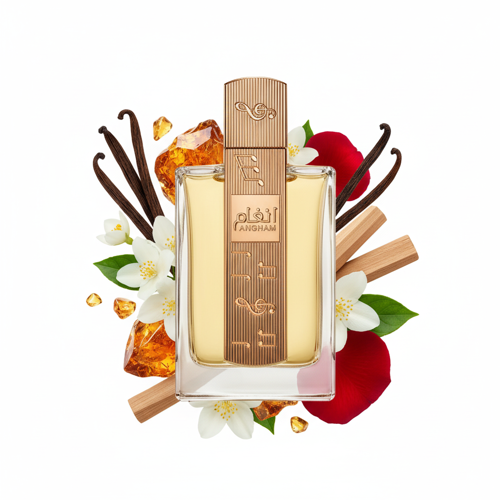 Angham Lattafa Parfum Unisexe 100ml – Eau de Parfum Orientale Luxe Longue Tenue | Parfum Lattafa Maroc