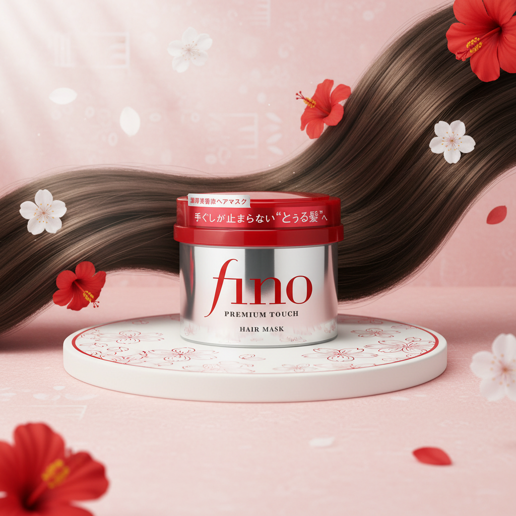 Shiseido Fino Premium Touch Hair Mask – Masque Capillaire Réparateur Intensif | Cheveux Secs & Abîmés | Soin Japonais Original au Maroc
