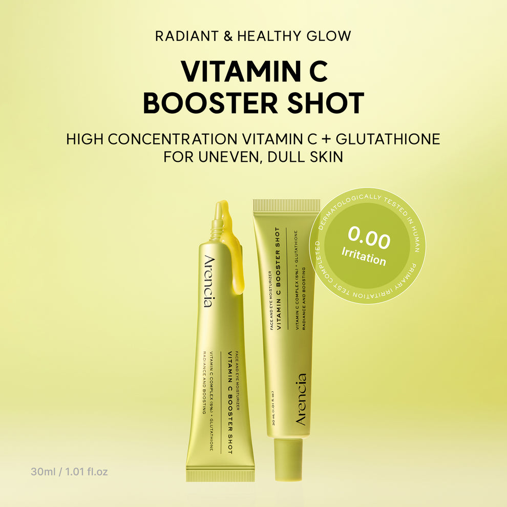Vitamin C Booster Shot, Pure Vitamin C + Glutathione for Bright, Healthy Skin Glow, 1.01 fl oz