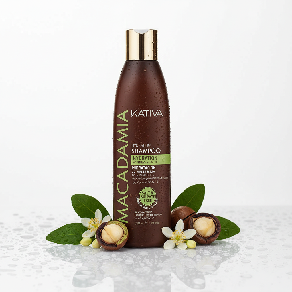 Shampoing Kativa Macadamia - Angle détaillé