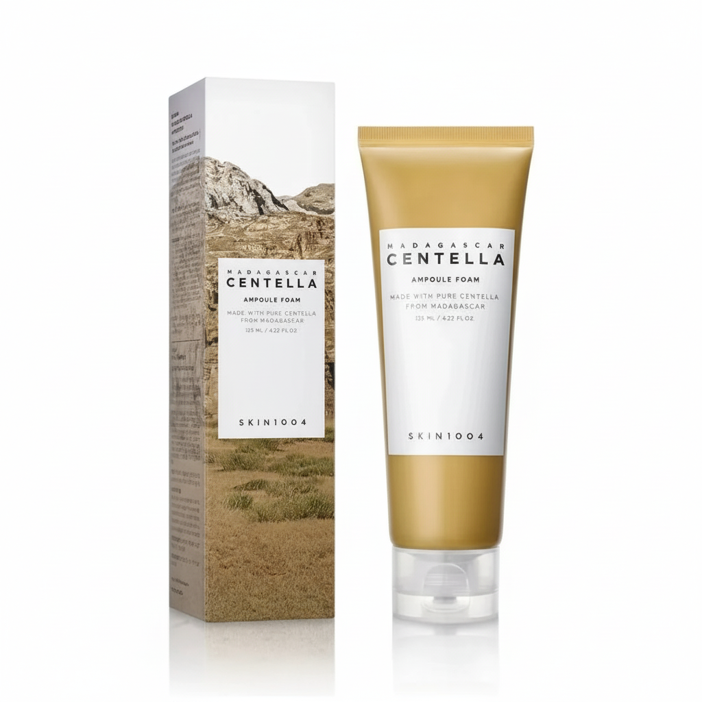 SKIN1004 Madagascar Centella Ampoule Foam – Mousse Nettoyante Hydratante pour Visage | Peau Sensible & Hydratation Profonde Maroc
