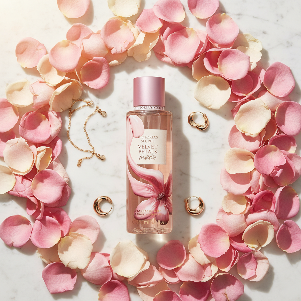 Velvet Petals - Flat Lay